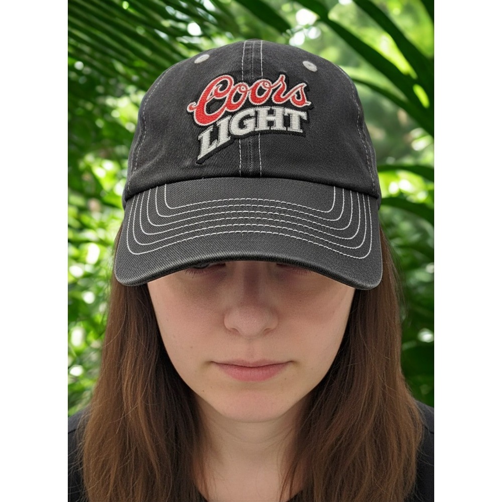 Coors Light Corduroy Front Embroidered Logo Adjustable NASCAR Hat